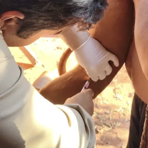 Campanha Antirrábica avança em Santa Vitória e atinge distritos e diversos bairros da zona urbana